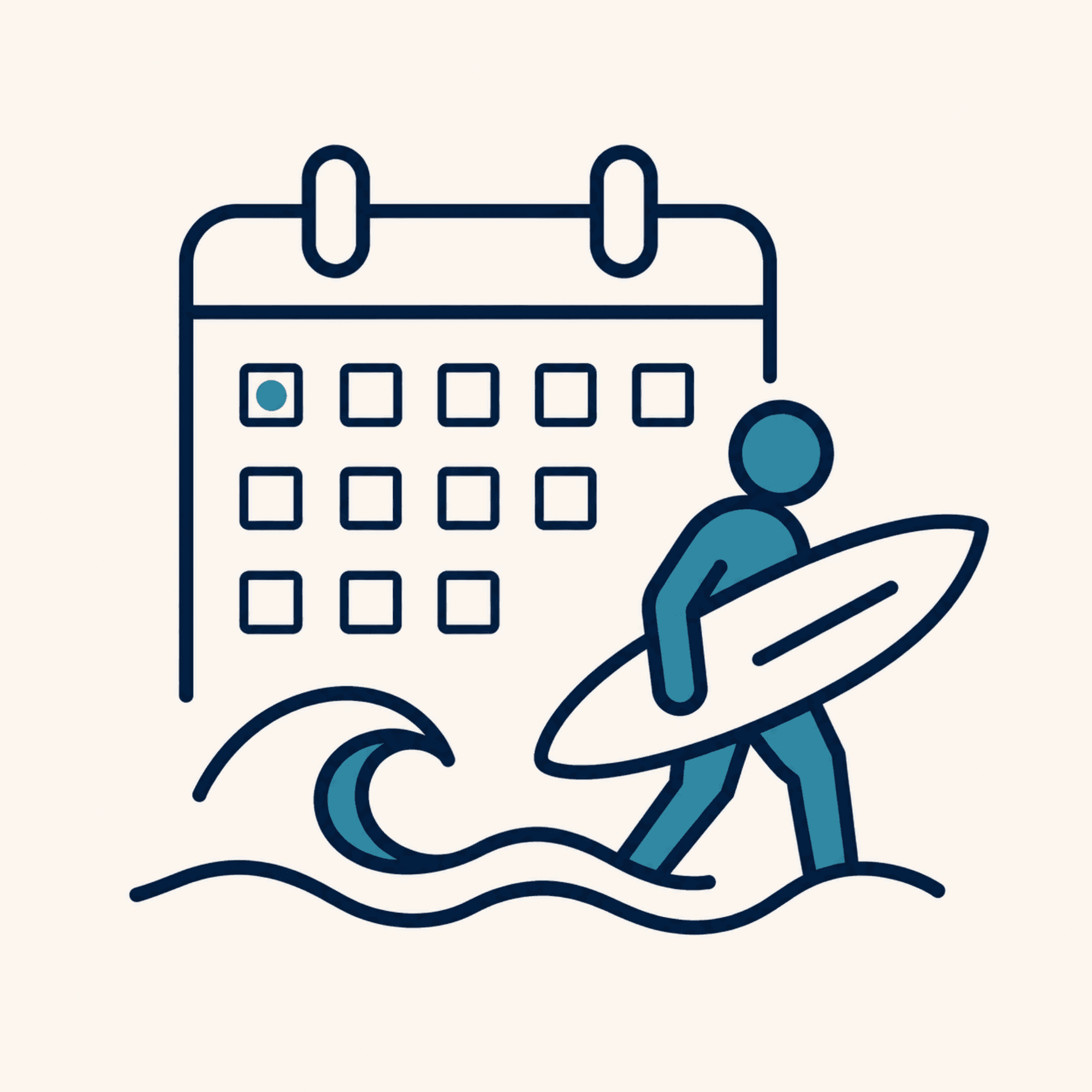 Adultos Residentes · Cuota mensual · 1 día/semana